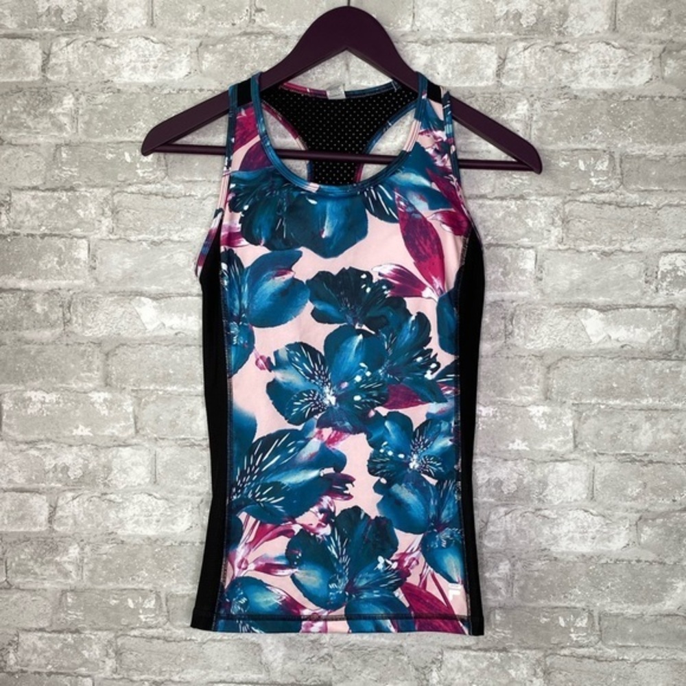Fila floral racerback active tank B5-8